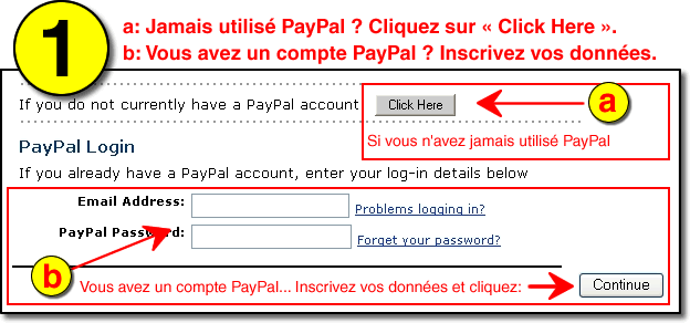 Exemple - d�but de la commande